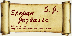Stepan Juzbašić vizit kartica
